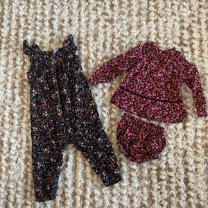 Old Navy toddler girls floral outfits